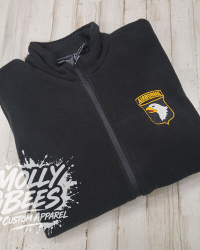 Embroidered- Airborne Fleece Jacket  Thumbnail