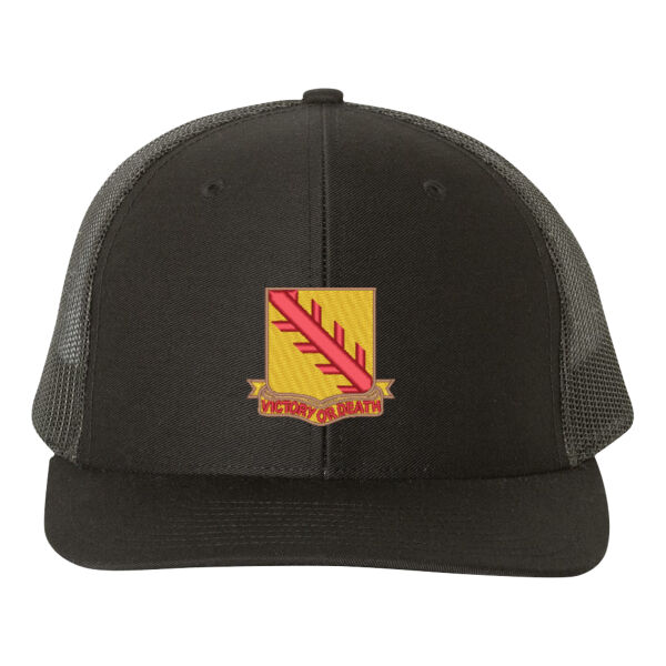 32nd Armored Cavalry Crest - Snapback Trucker Cap Thumbnail
